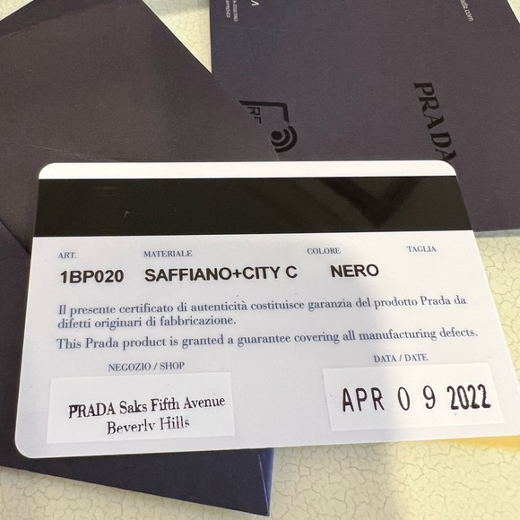 PRADA SAFFIANO LEATHER ENVELOPE BAG - Picture 8 of 12